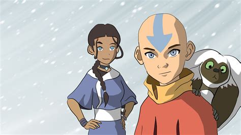 aang and katara wallpaper|avatar aang wallpaper.